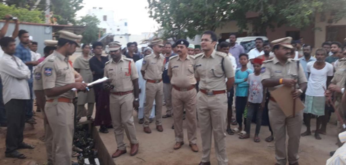 Cordon and search operations conducted in Achampet mandal