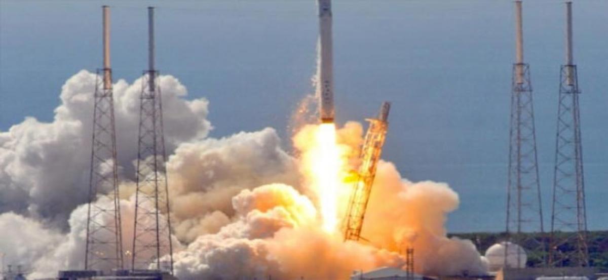 SpaceX launches rocket carrying 10 communication satellites