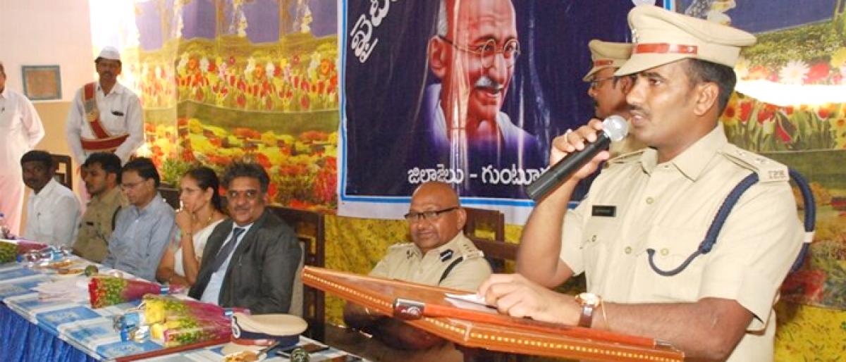Imprisonment reforms criminals, says SP Ch Vijaya Rao in Guntur