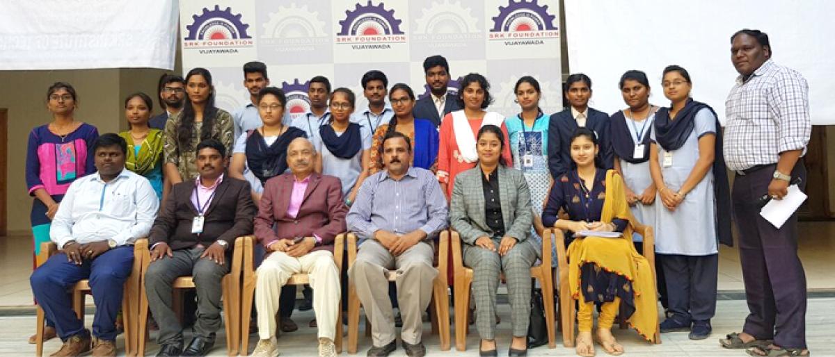 16 MBA SRKIT students selected in recruitment drive in Vijayawada