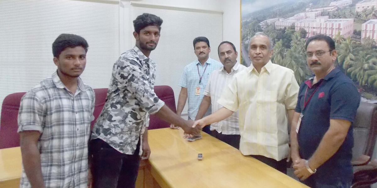 SRKR student to lead AU cricket team in Bhimavaram