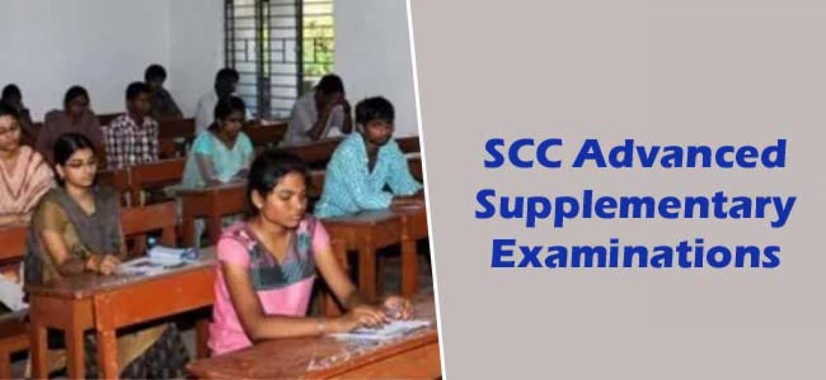 SSC Advanced Supplementary exams from June 4