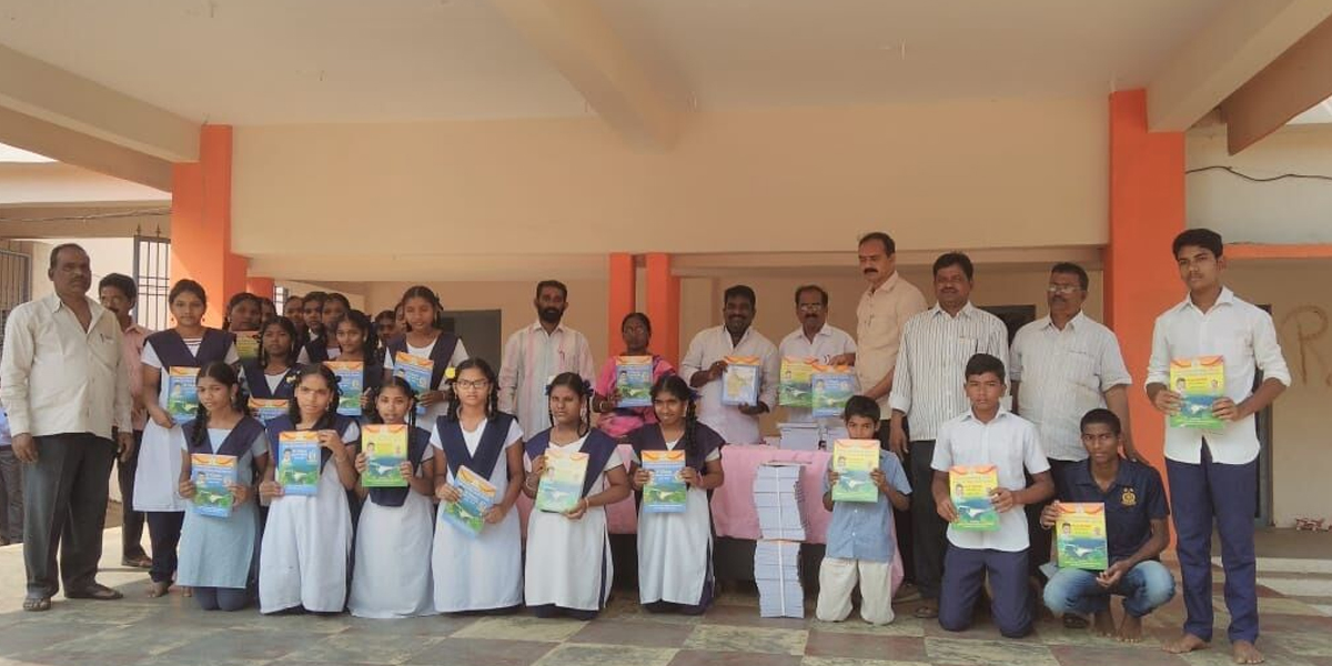 SSC exam study material distributed in Bhimavaram