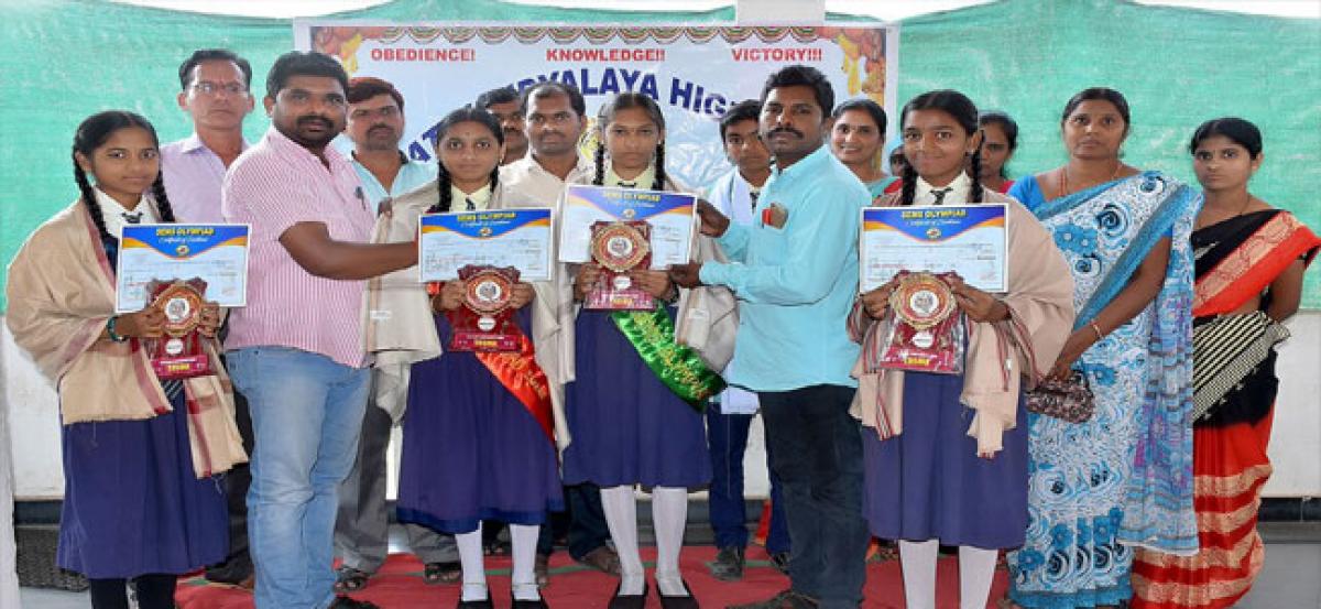 Pragathi Students shine in Olympiad Mains