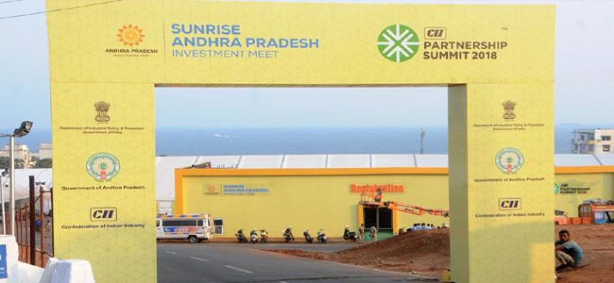 All set for the Sunrise Andhra Pradesh summit
