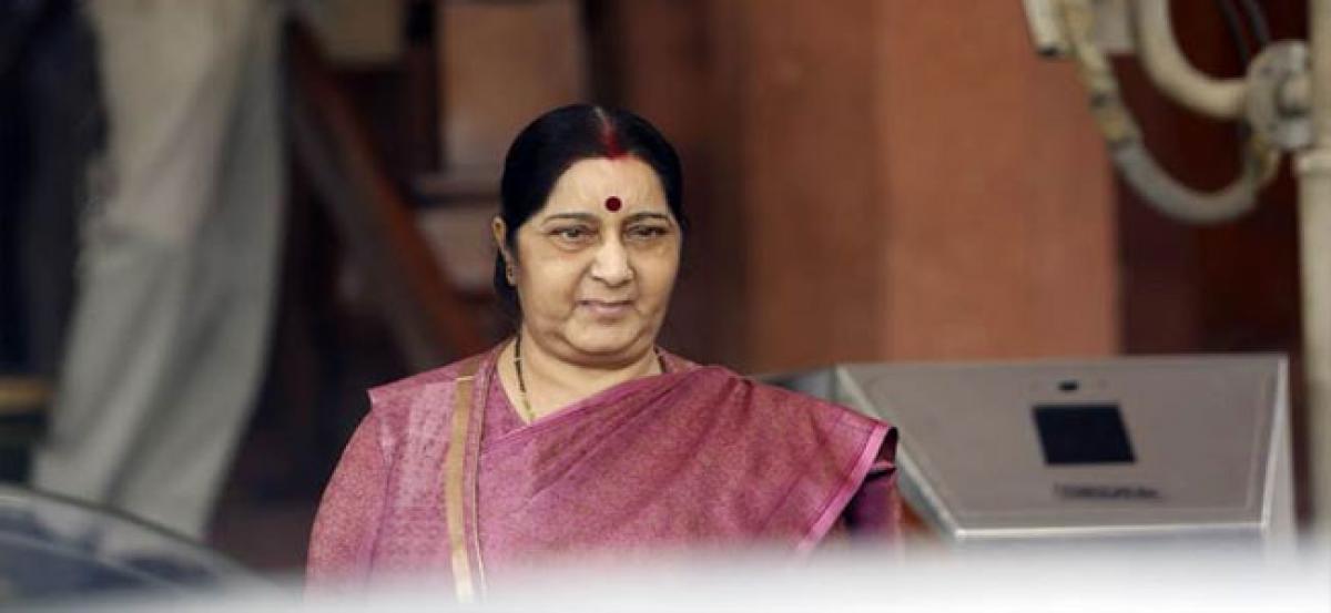 Sushma Swaraj condoles death of Indian family in California