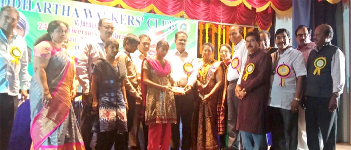 Siddhartha Walkers Club SWC celebrates 24th anniversary at Siddhartha Academy in Vijayawada