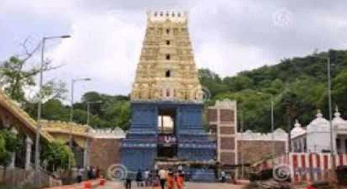 Goof-up at Simhachalam temple