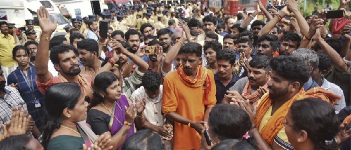 Women targeted by Sabarimala protesters