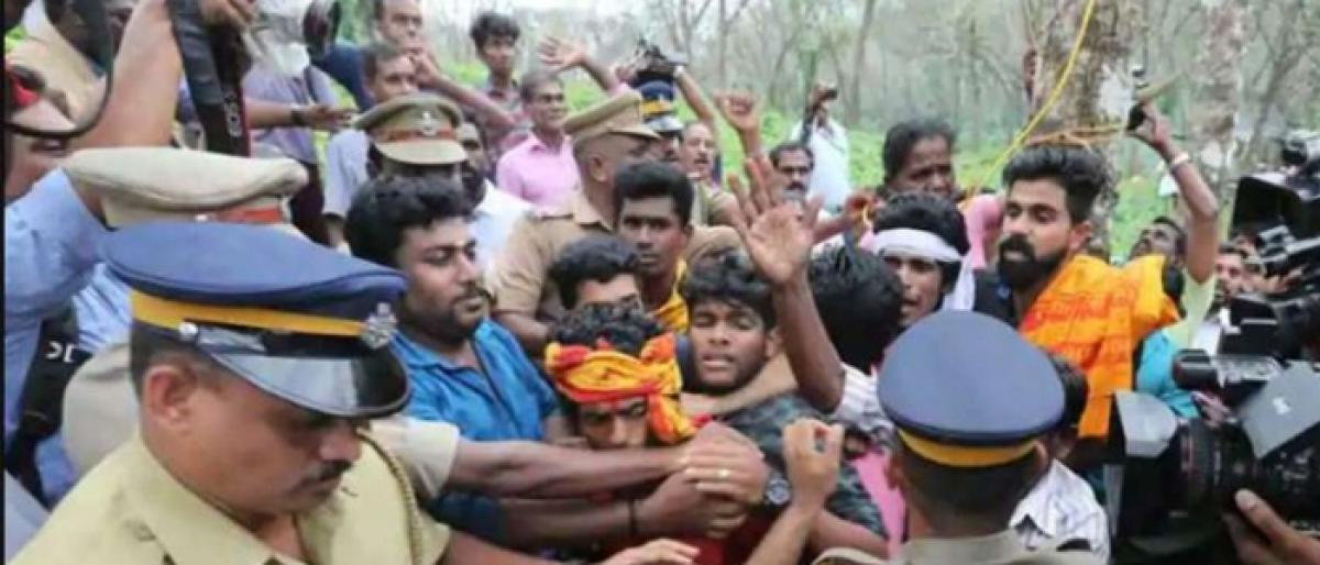 Over 3,345 Sabarimala protesters arrested