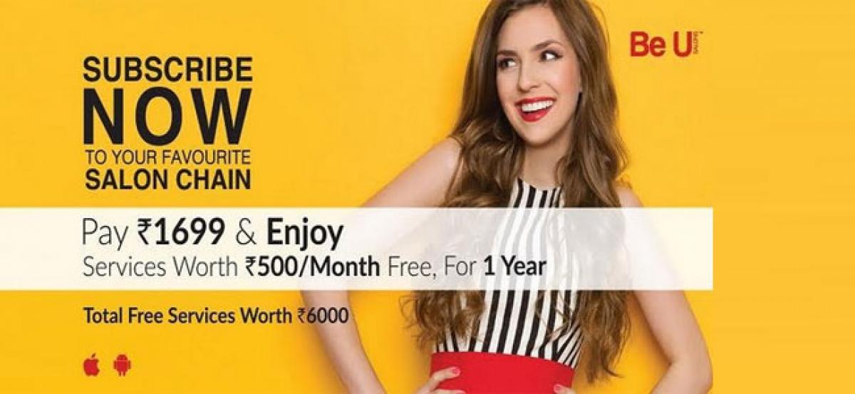 Be U Salons launches Indias first subscription model