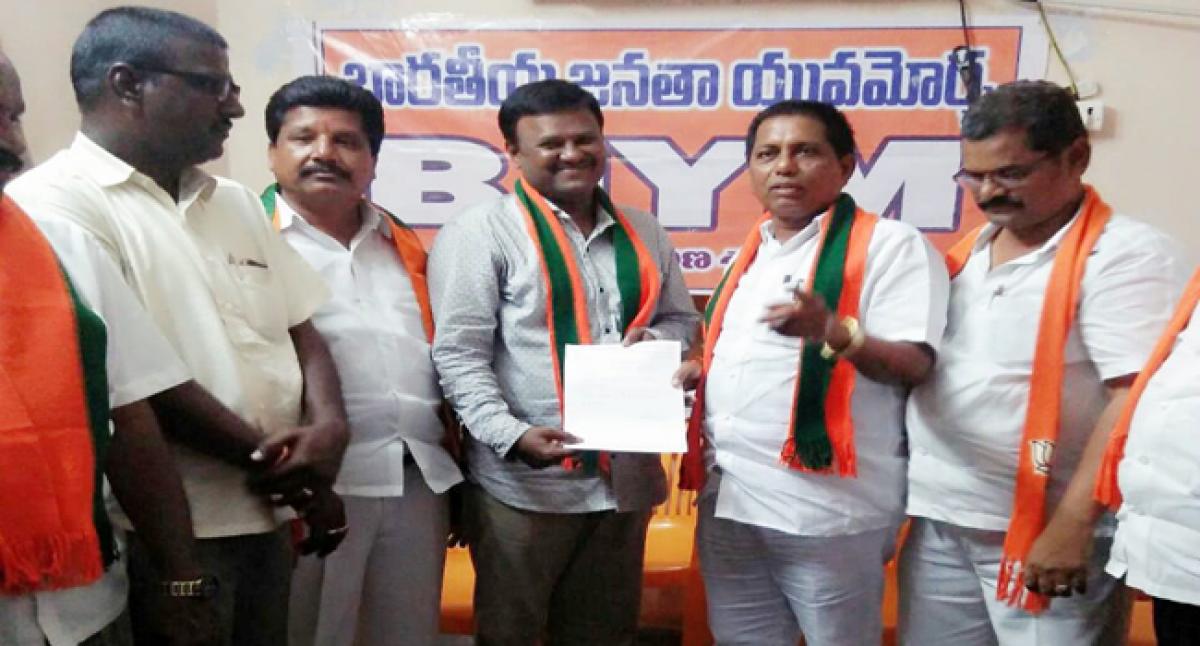 Jayaprakash new BJP district secretary