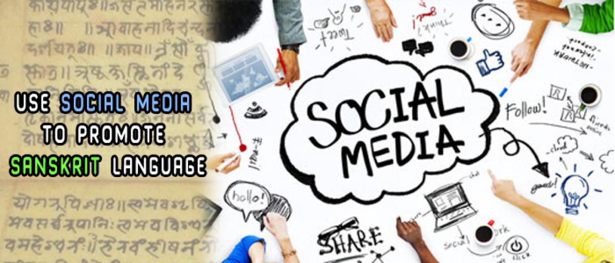 Use social media to promote Sanskrit says RSVP Vice Chancellor V Muralidhara Sharma