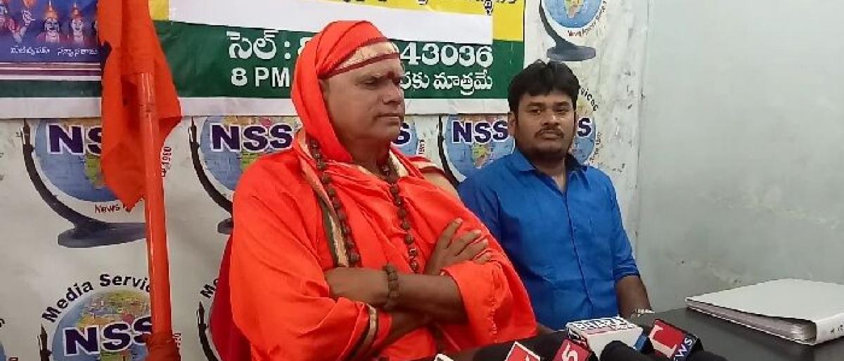 Courts involvement must to protect dharma: Seer Sanyasi Ramudu