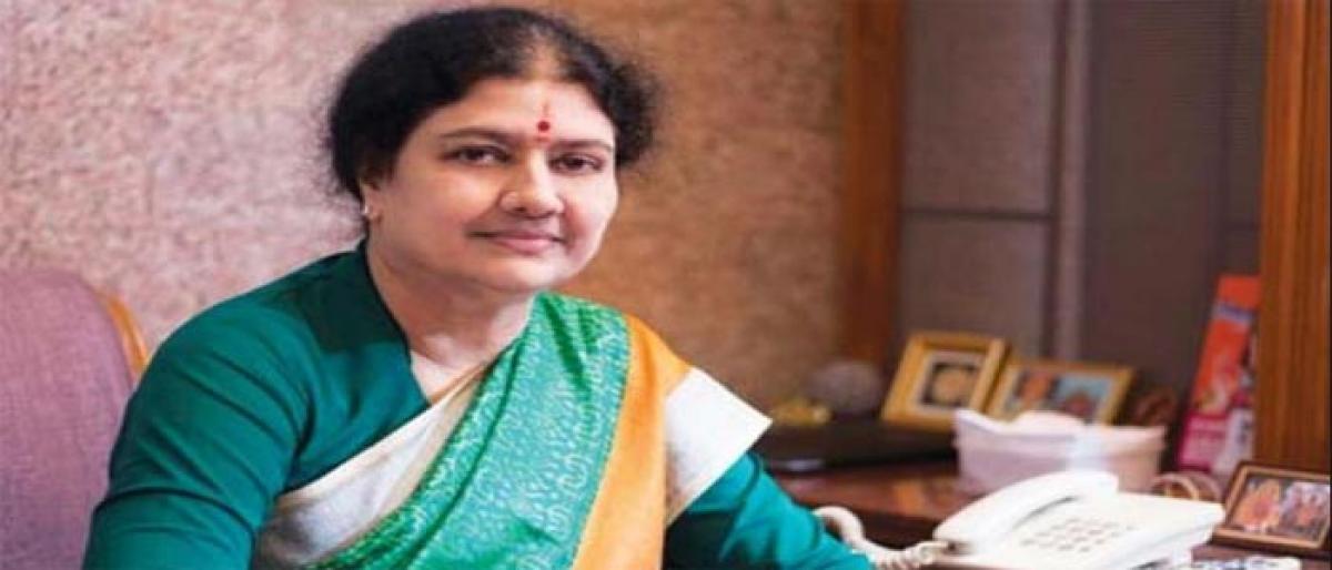 Sasikala likely to come out of jail on parole