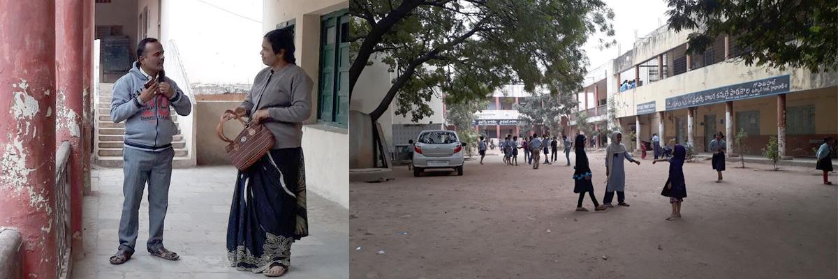 Govt Primary School at Moazzam Jahi Mkt : A pale shadow of its former self