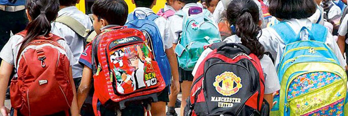 Reduce burden of school bags now