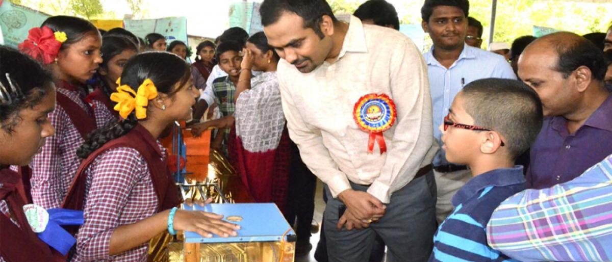 Science Exhibition begins on a colourful note