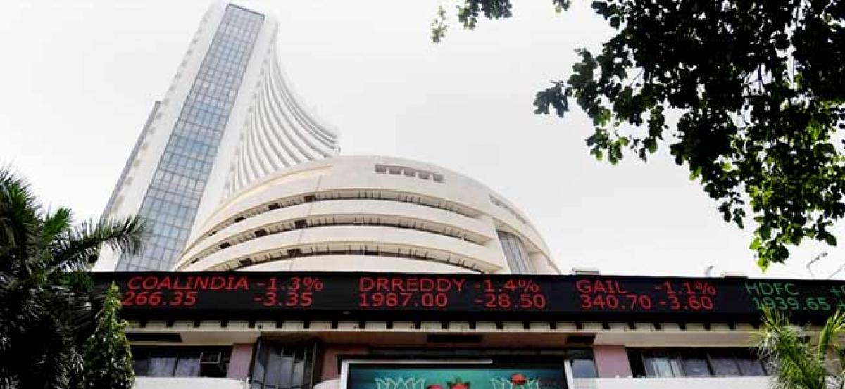 Sensex falls over 150 pts, Nifty slips below 10,300
