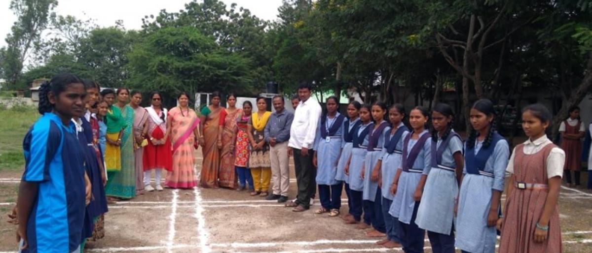 Selection for zonal level sports meet held at Shankarpalli