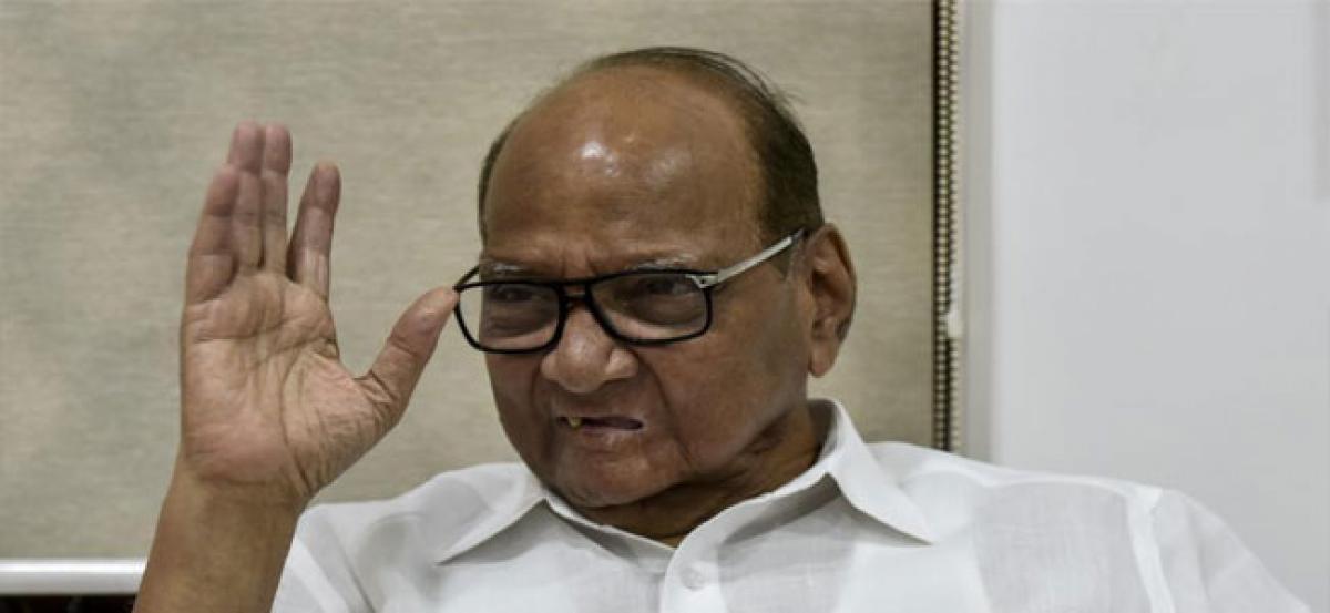 Mahagathbandhan’ before 2019 polls not practical, says Sharad Pawar