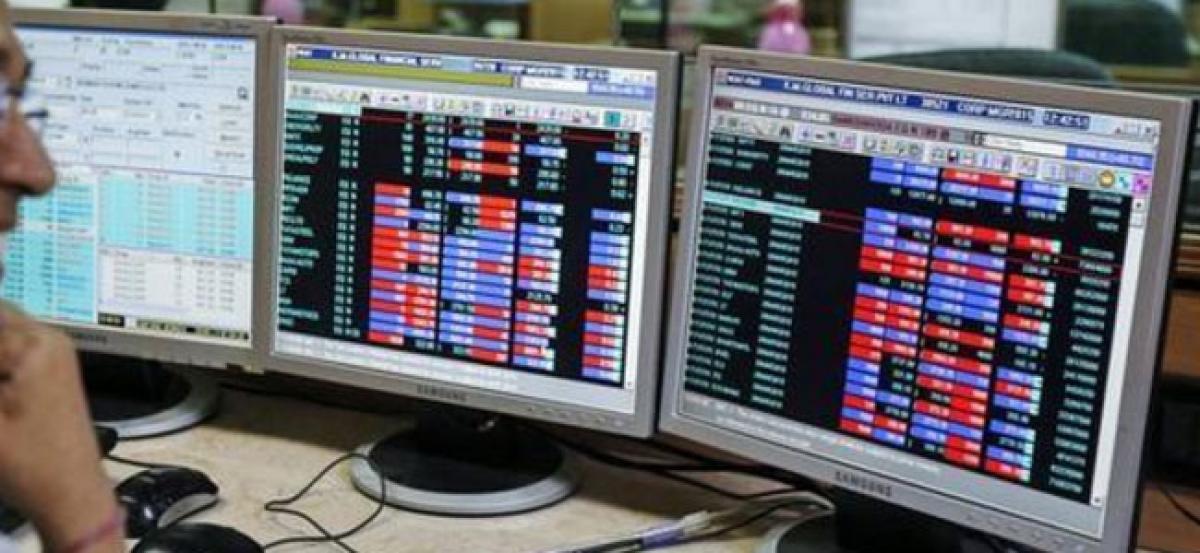 Shares end at record close, Nifty nears 10,000