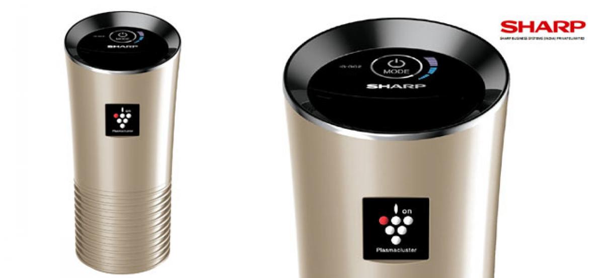 SHARP launches portable car air purifier (IG-GC2) with Plasmacluster technology