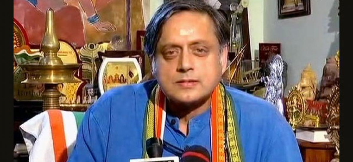 BJP cant accept pluralism: Tharoor