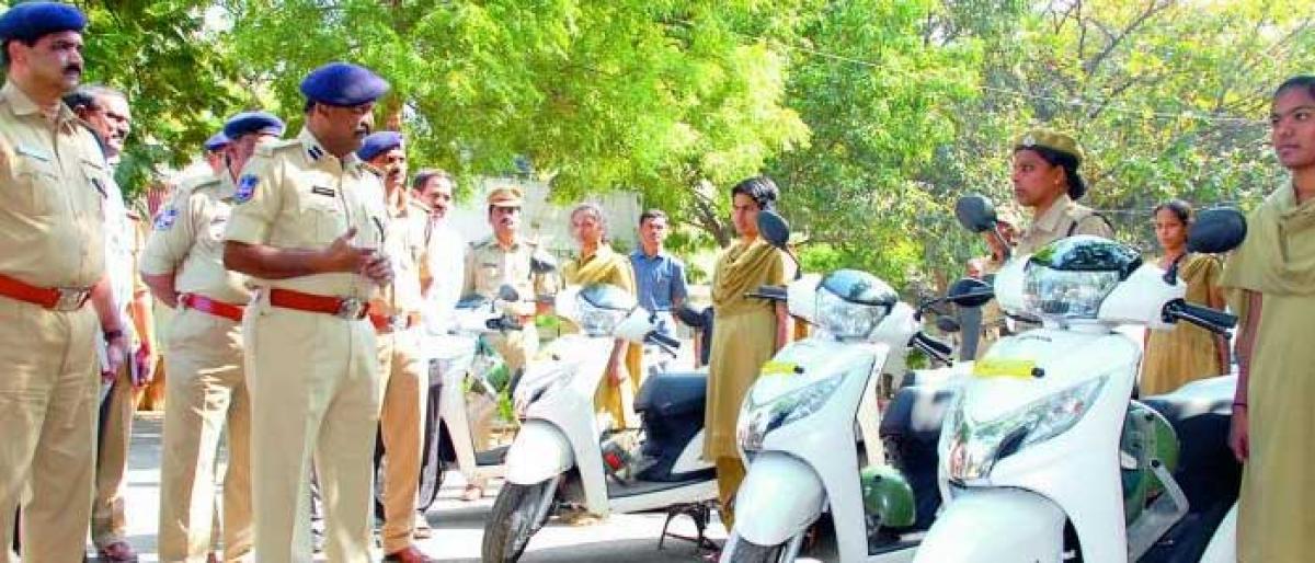 She Teams get 150 patrolling scooters