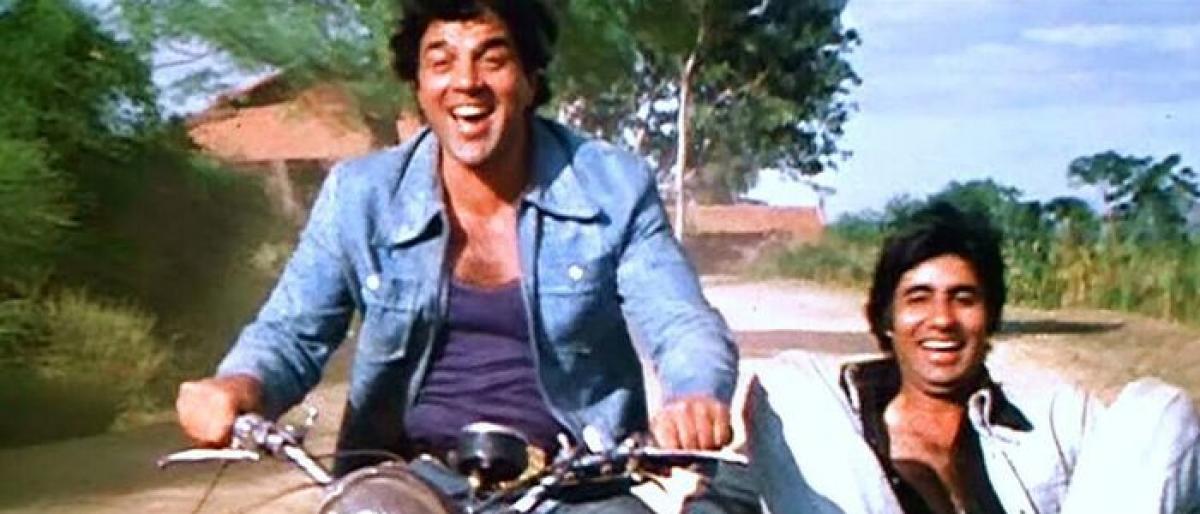 The criminal defacing of Sholay!