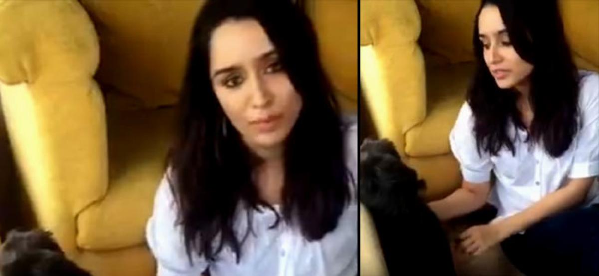 Shraddha Kapoor takes stand for animals this Diwali