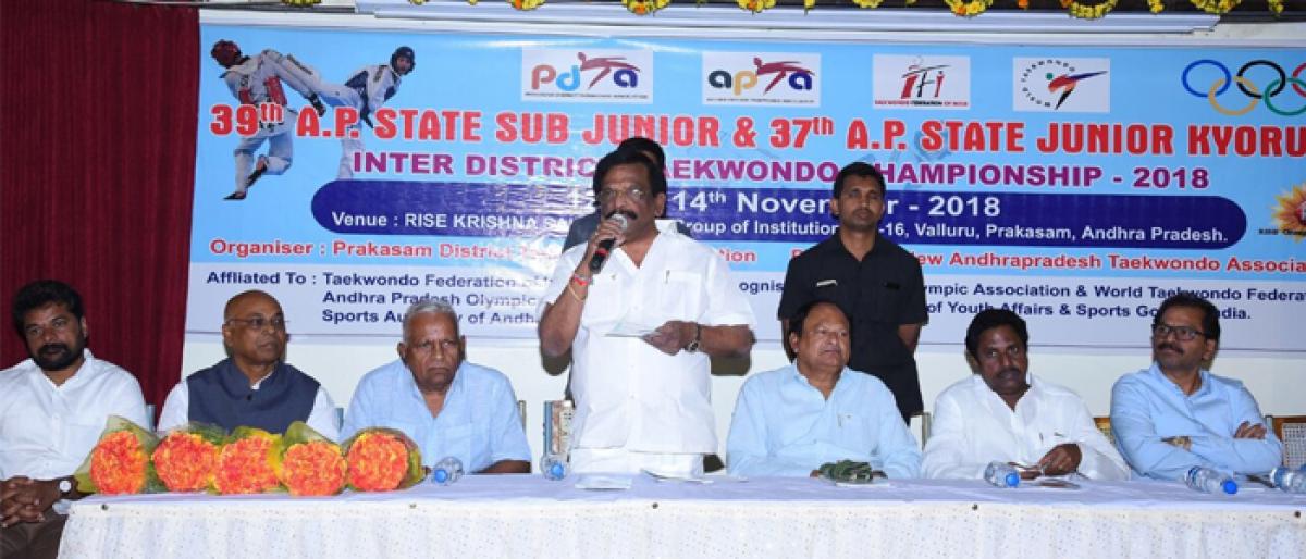 Govt encouraging sports in state: Minister Siddha Raghavarao