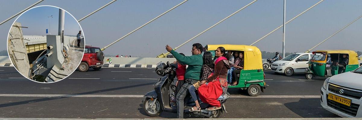 Bridge that catches the imagination : 2 bikers die as they hit Signature Bridge wall