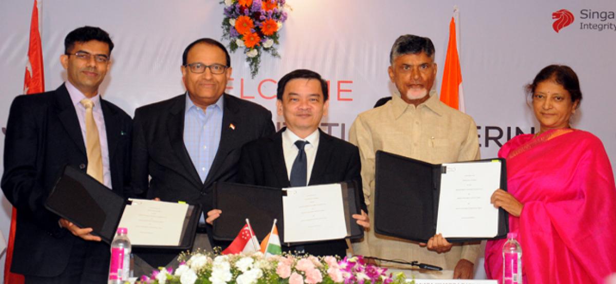 Singapore signs MoU for Amaravati development