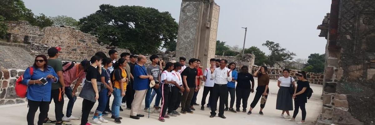 Singapore team visits Kondapalli fort