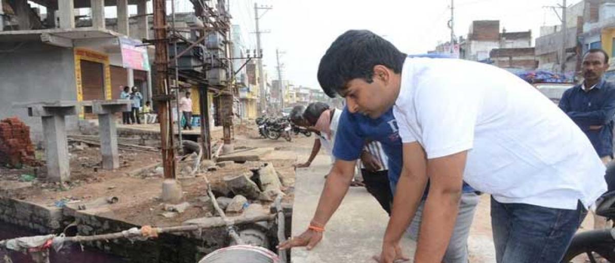 Complete Pedda Marugu canal works: Sircilla Collector