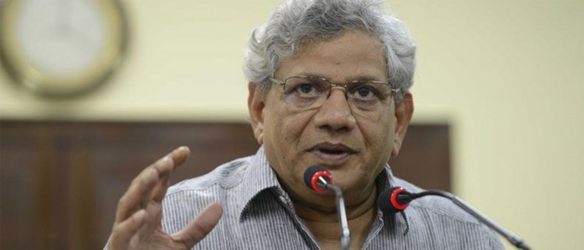 Modi govt allowed good friends, cronies to loot public banks says CPI General Secretary Sitaram Yechury