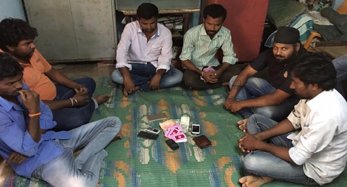 6 held for playing cards