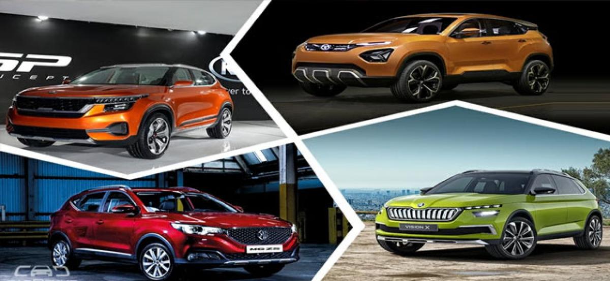 8 Upcoming Hyundai Creta Rivals: Kia SP, MG SUV, Tata H5X, Skoda Vision X, VW T-Cross & More