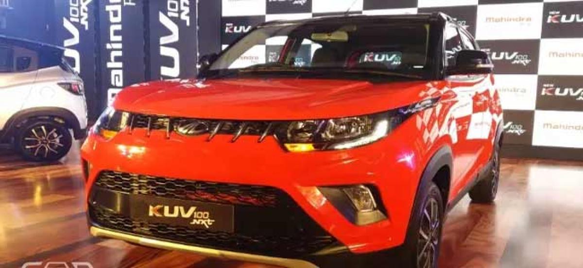 Mahindra KUV100 Electric Spied Testing For The First Time