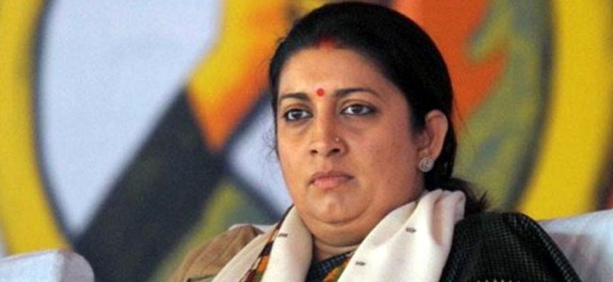 No prizes for guessing who was inspired by Hitler: Smriti Irani slams Rahul Gandhi