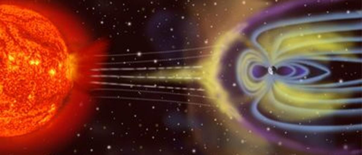 Satellites more at risk from solar wind than space storm
