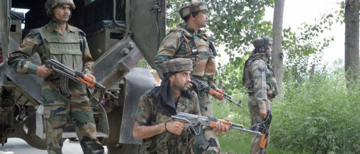 Soldier, 4 militants killed in J&K gunfight