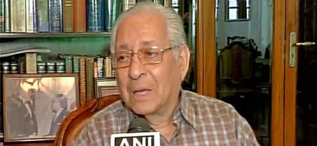 Impeachment notice rejected: Venkaiah Naidu has rightly applied his mind, says Soli Sorabjee