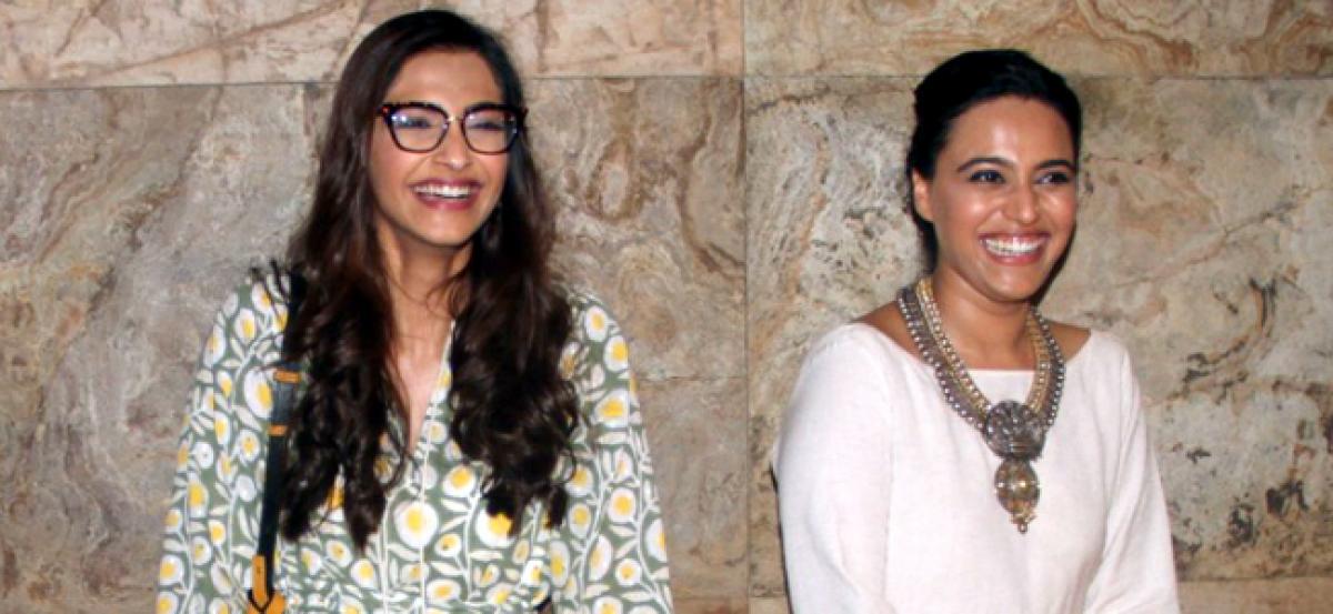 Defending Swara Bhasker has nothing to do with her Pakistan comment, clarifies Sonam Kapoor