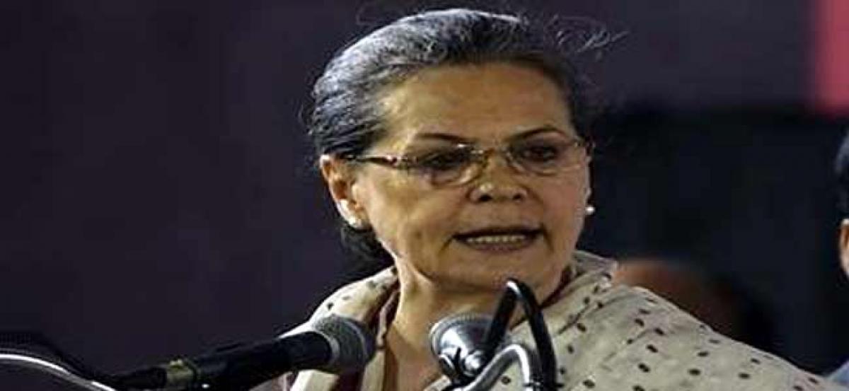 Congress to work with like-minded parties in Lok Sabha polls: Sonia