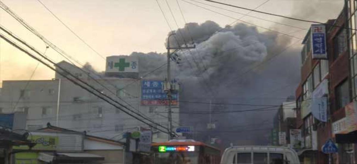 South Korea hospital fire kills 31, injures 70; President convenes emergency meeting