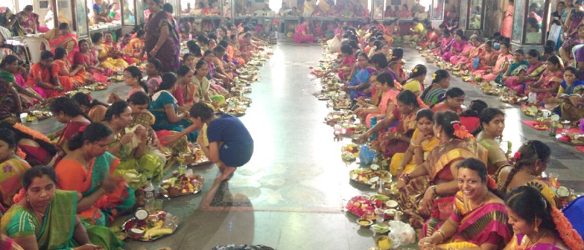 Special pujas mark Ganesh Navaratri programme in Vijayawada