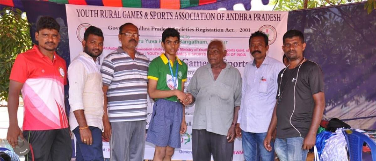 Sports meet inaugurated in Guntur