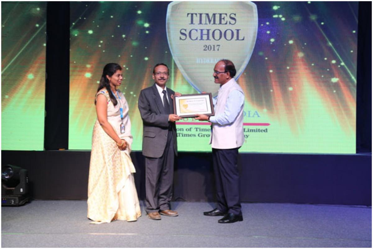 Spring Board International Preschool in Miyapur Won the Hyderabad Preschool Rankings 2017 Award by Times of India
